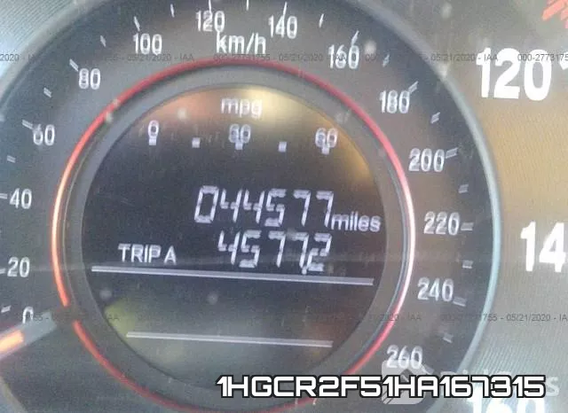 1HGCR2F51HA167315 фото 8