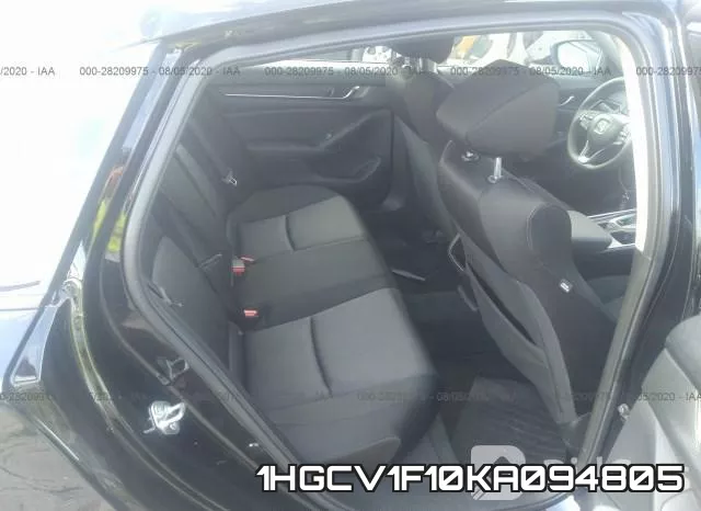 1HGCV1F10KA094805 фото 9
