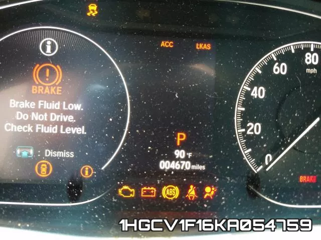 1HGCV1F16KA054759 фото 9