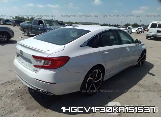 1HGCV1F30KA151537 фото 5