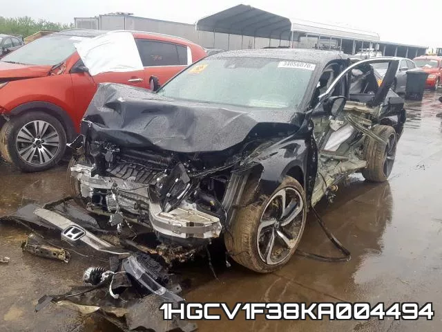 1HGCV1F38KA004494 фото 3