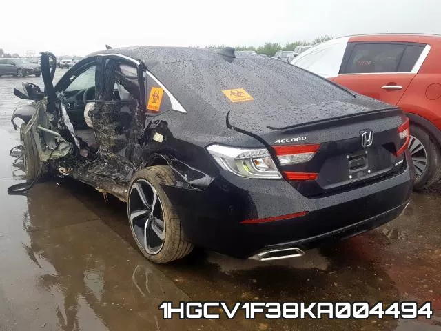 1HGCV1F38KA004494 фото 4