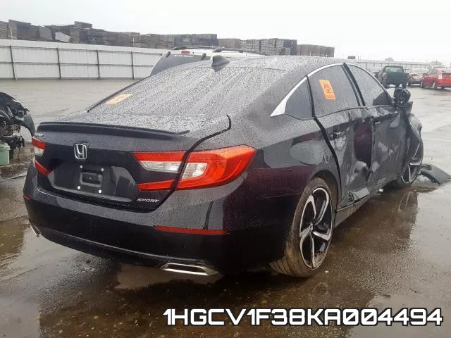 1HGCV1F38KA004494 фото 5