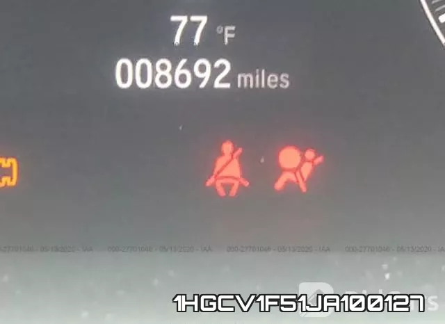 1HGCV1F51JA100127 фото 8