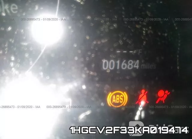 1HGCV2F33KA019474 фото 8