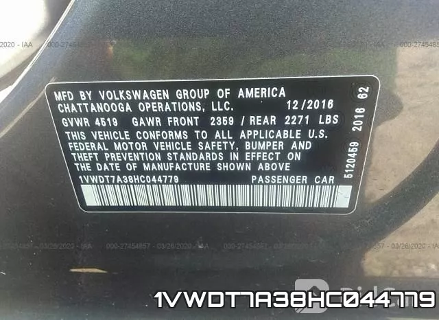 1VWDT7A38HC044779 фото 10