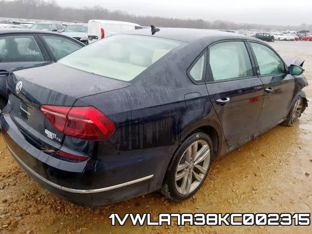 1VWLA7A38KC002315 фото 5