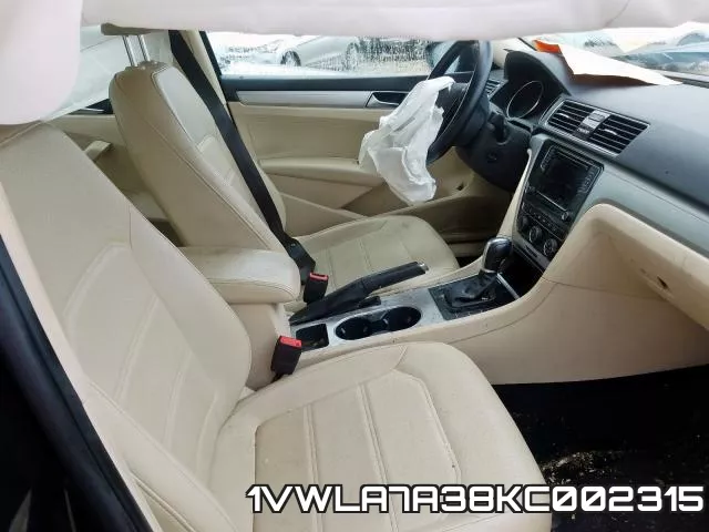 1VWLA7A38KC002315 фото 6