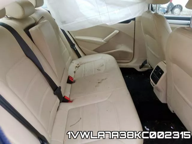 1VWLA7A38KC002315 фото 7