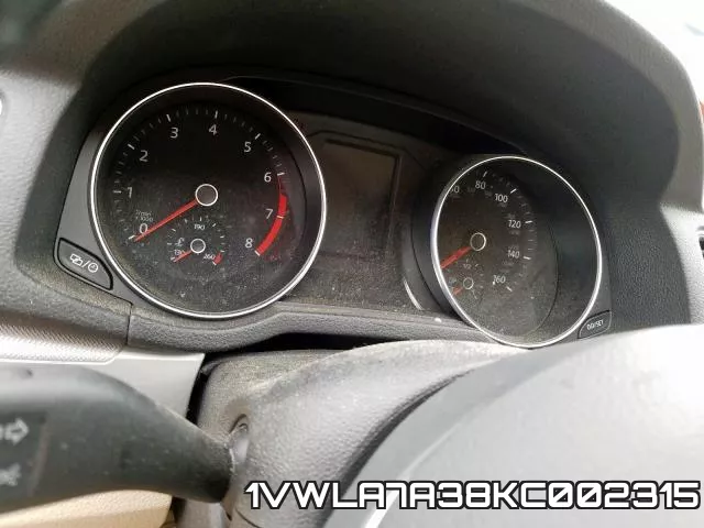 1VWLA7A38KC002315 фото 9