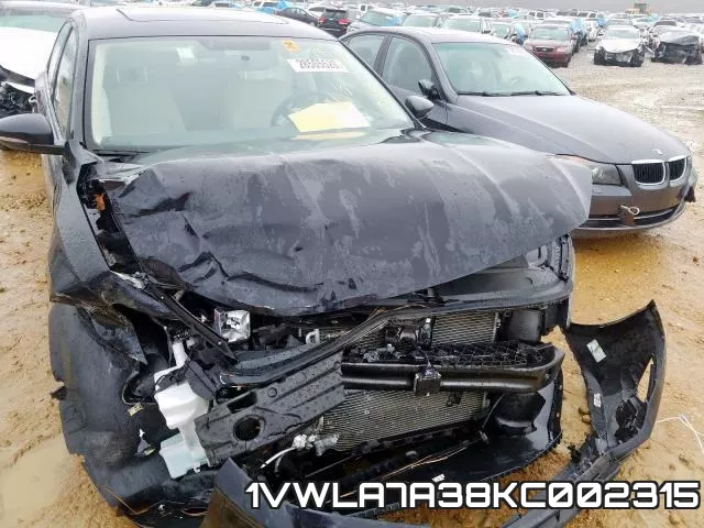 1VWLA7A38KC002315 фото 10