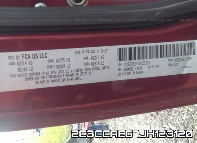 2C3CCAEG7JH123120 фото 10