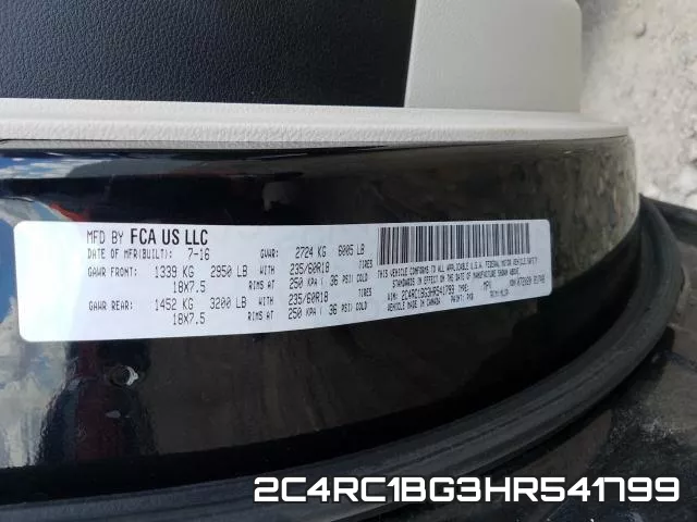 2C4RC1BG3HR541799 фото 2