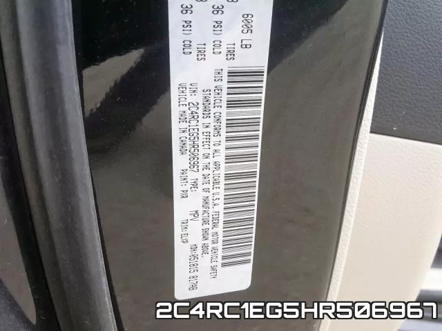 2C4RC1EG5HR506967 фото 2