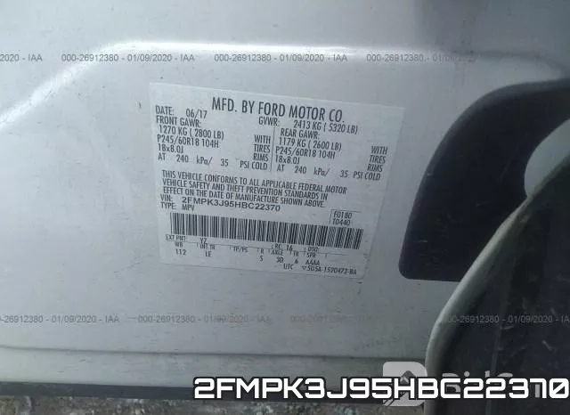 2FMPK3J95HBC22370 фото 10