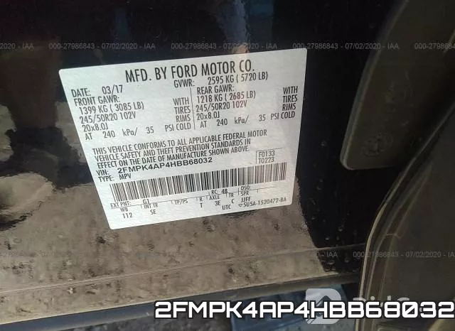2FMPK4AP4HBB68032 фото 10