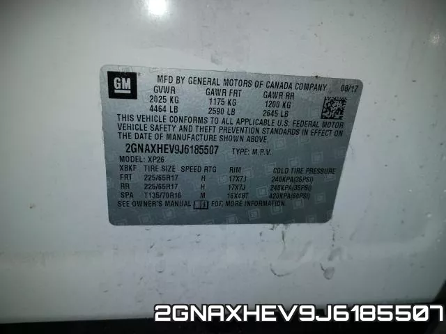 2GNAXHEV9J6185507 фото 2
