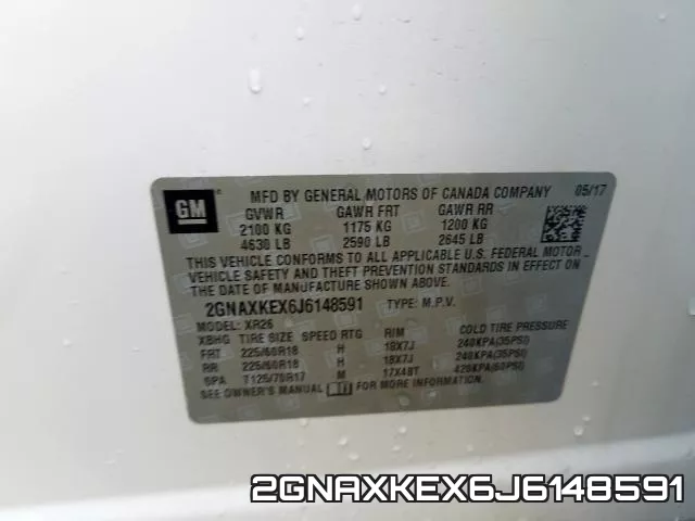 2GNAXKEX6J6148591 фото 2