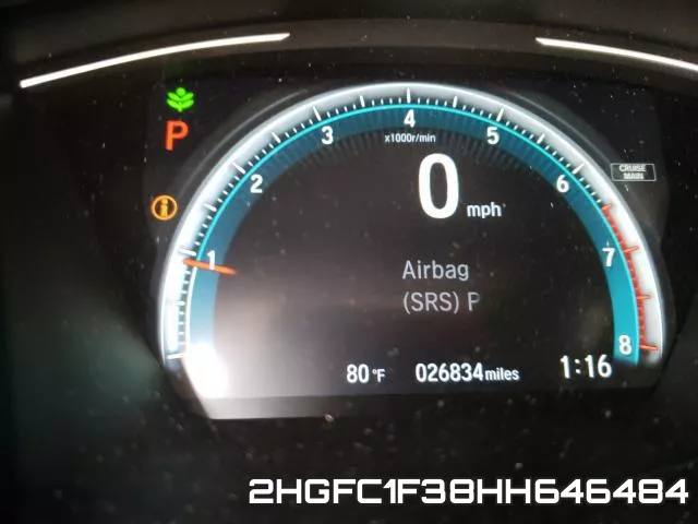 2HGFC1F38HH646484 фото 8