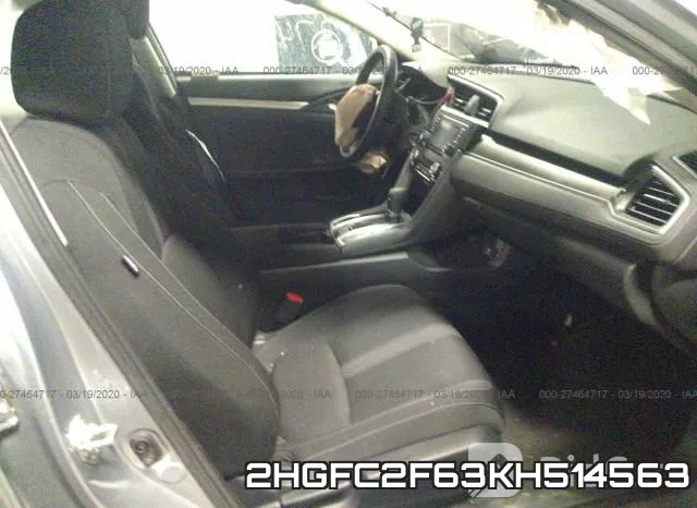 2HGFC2F63KH514563 фото 6