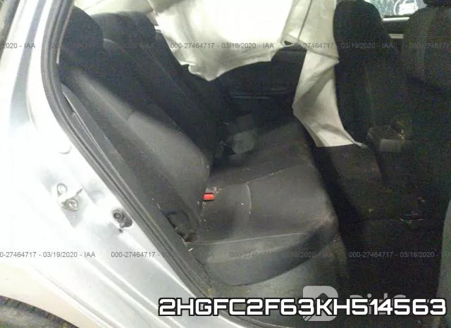2HGFC2F63KH514563 фото 9