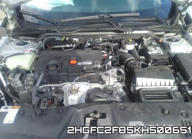 2HGFC2F85KH500651 фото 2