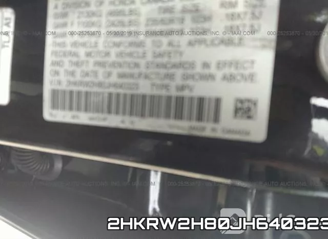 2HKRW2H80JH640323 фото 10