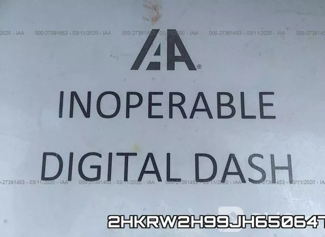 2HKRW2H99JH650647 фото 8