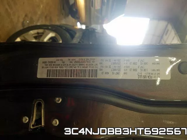 3C4NJDBB3HT692567 фото 2