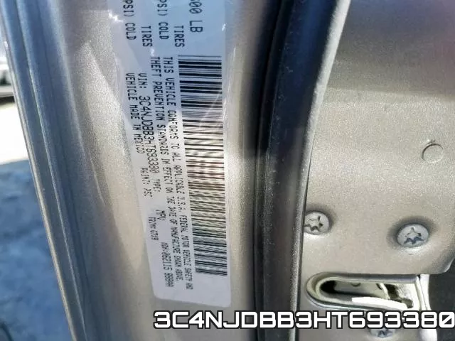 3C4NJDBB3HT693380 фото 2