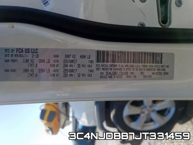 3C4NJDBB7JT331459 фото 2