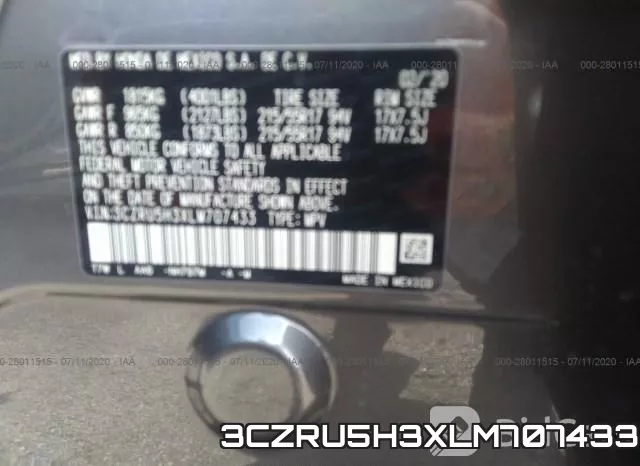 3CZRU5H3XLM707433 фото 10