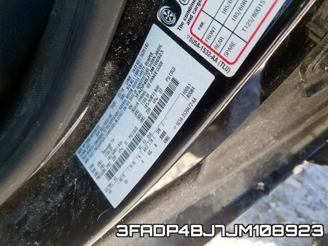 3FADP4BJ7JM108923 фото 2