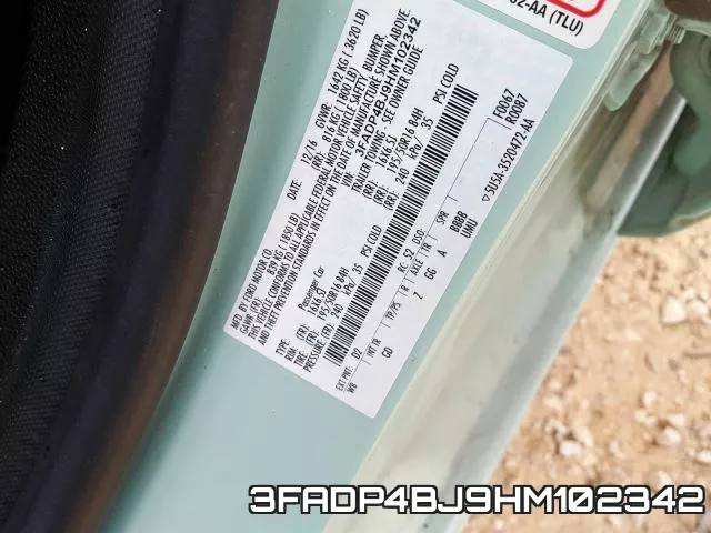 3FADP4BJ9HM102342 фото 2