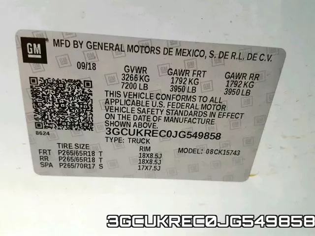 3GCUKREC0JG549858 фото 2
