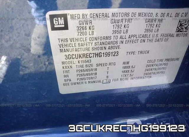3GCUKREC7HG199123 фото 10