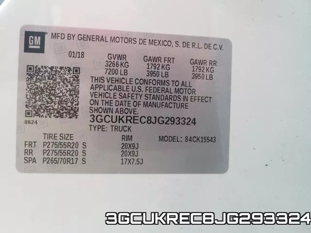 3GCUKREC8JG293324 фото 2