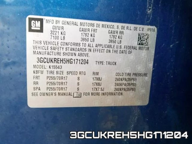 3GCUKREH5HG171204 фото 2