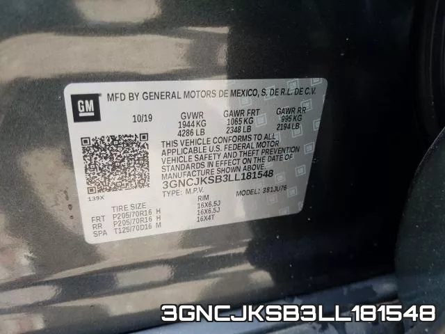 3GNCJKSB3LL181548 фото 2