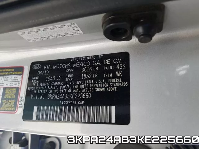 3KPA24AB3KE225660 фото 2