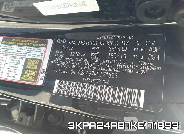 3KPA24AB7KE171893 фото 10