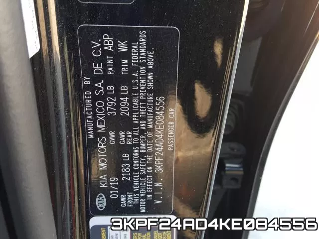 3KPF24AD4KE084556 фото 2