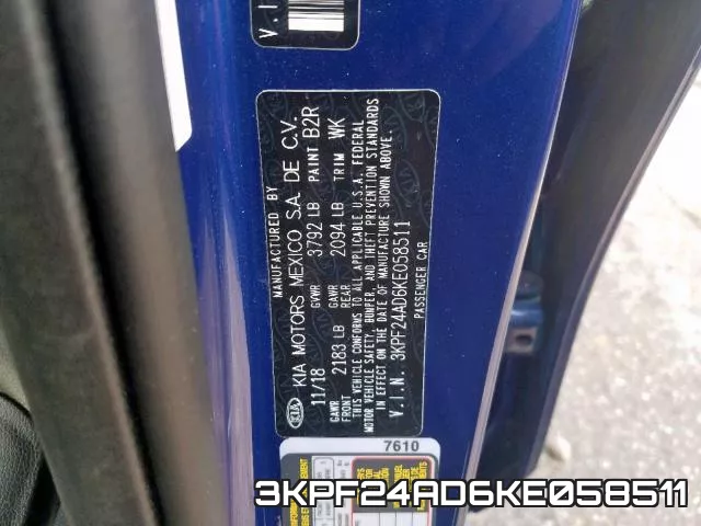 3KPF24AD6KE058511 фото 2