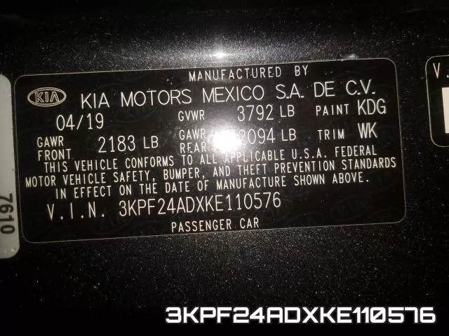 3KPF24ADXKE110576 фото 2