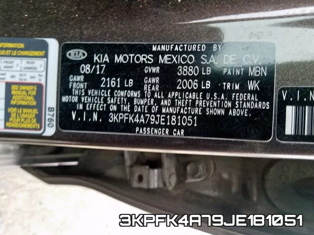 3KPFK4A79JE181051 фото 2