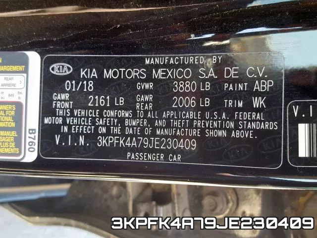 3KPFK4A79JE230409 фото 2