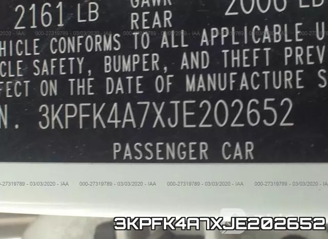 3KPFK4A7XJE202652 фото 9