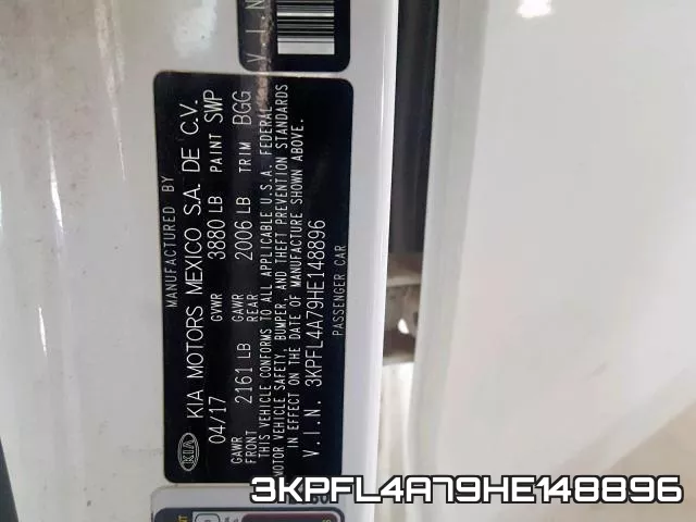 3KPFL4A79HE148896 фото 2