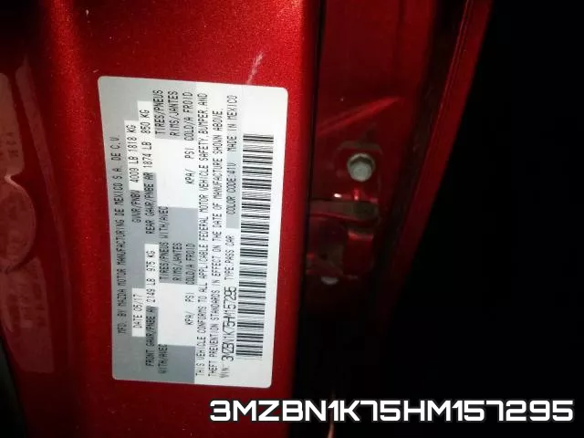 3MZBN1K75HM157295 фото 2