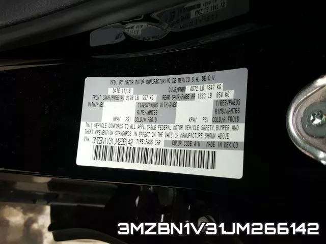 3MZBN1V31JM266142 фото 2